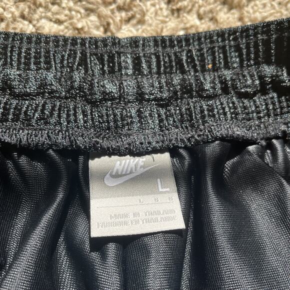 Nike Basketball Shorts Mens Large Black Mesh Lined Dazzle Athletic Sports Active - Picture 2 of 7